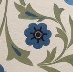 Load image into Gallery viewer, Motif close up, All-Over-Floral Floorcloth #8.
