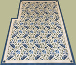 Load image into Gallery viewer, Full image of All-Over-Floral Floorcloth #8.
