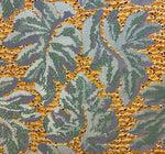 Load image into Gallery viewer, Close up of second leaf triangle from Chambers House Floorcloth #2.
