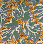 Load image into Gallery viewer, Close up of third of four leaf layers for Chambers House Floorcloth #2.
