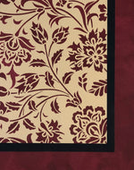 Load image into Gallery viewer, Close up of corner of Chintz Floorcloth #5.
