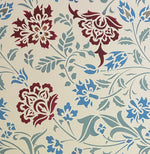 Load image into Gallery viewer, Close up of motifs - Chintz Floorcloth #6.
