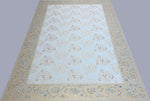 Load image into Gallery viewer, The full image of this floorcloth based on Robert Graves Co. wallpaper patterns. 
