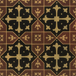 Load image into Gallery viewer, Close up of Hay House Floorcloth #6 corner.
