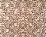 Load image into Gallery viewer, This is a full image of this floorcloth, based on a wallpaper pattern, c.1886, from the A.W.P.M.A. (American Wallpaper Manufacturer’s Association). 
