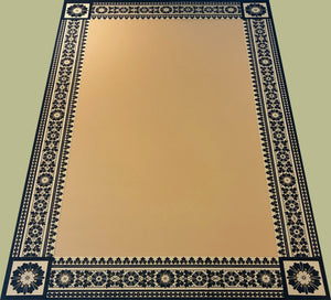Full image of Maple Leaf Floorcloth #3, different angle.