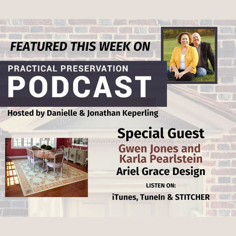 Practical Preservation Podcast featuring Gwen Jones and Karla Pearlstein of Ariel Grace Design