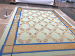 Load image into Gallery viewer, Production image - Trellis &amp; Vine Floorcloth
