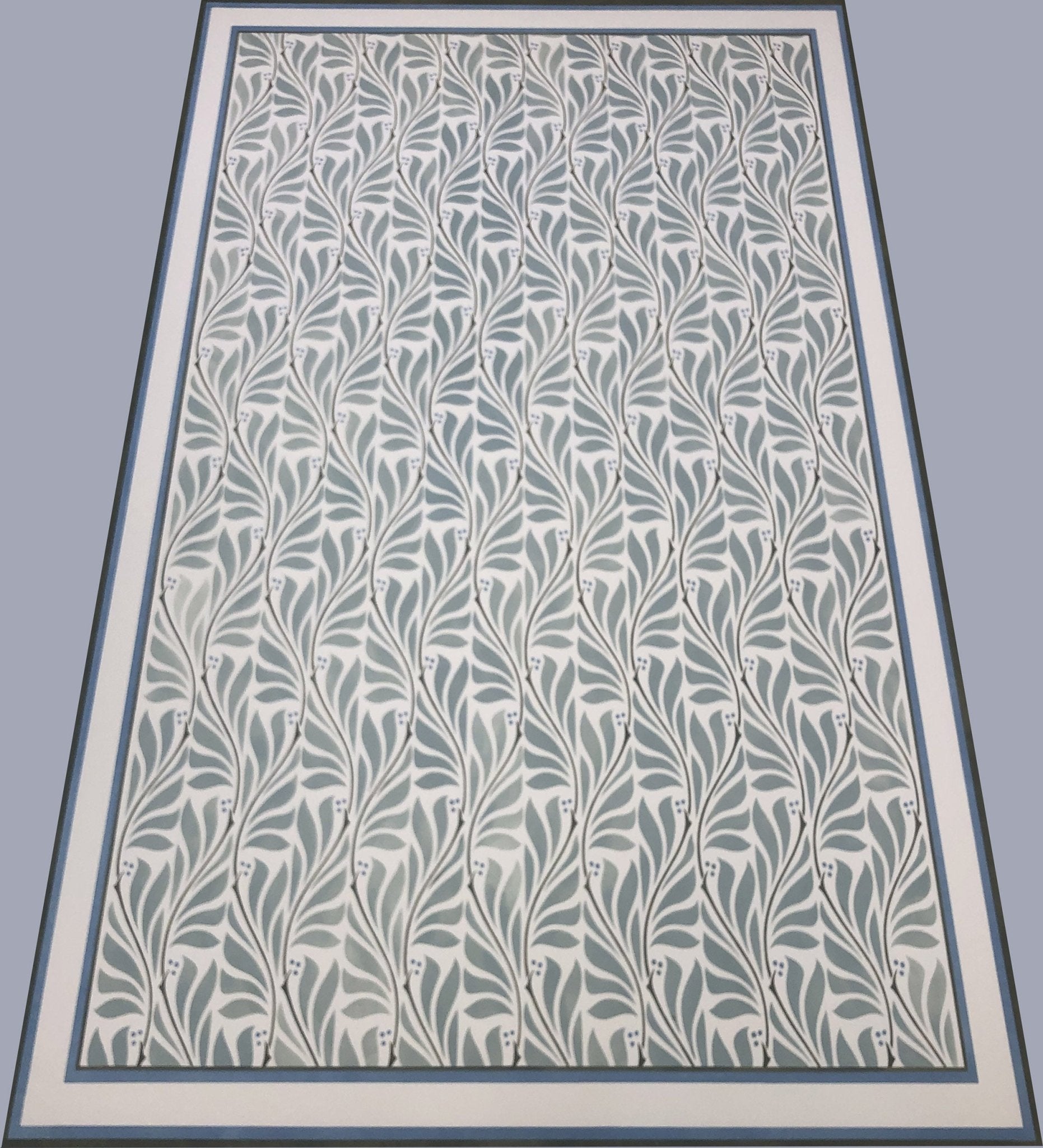 Full image of Vines & Berries Floorcloth #2.