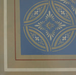 Load image into Gallery viewer, A close up of the corner of Grace Floorcloth #3.
