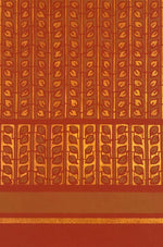 Load image into Gallery viewer, Close up of motifs, Autumn Leaves Floorcloth #7.
