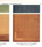 Load image into Gallery viewer, The Source Image for Autumn Leaves Floorcloth #5 from the 1915 Frorlicht-Dunker rug catalog - this unusual design is by rug manufacturer Dominion Axminster. 
