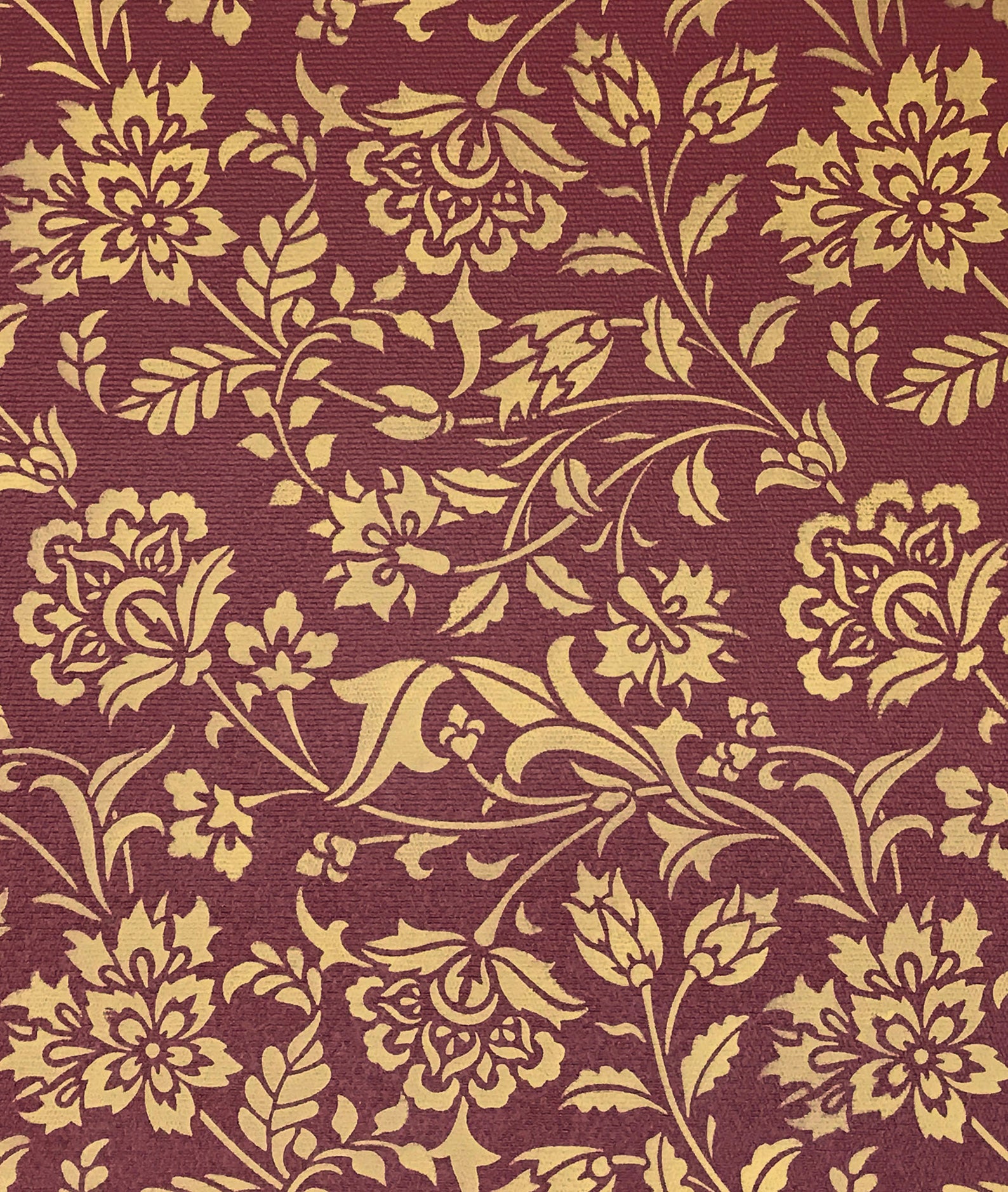 A close-up of this floorcloth's pattern.
