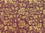 Load image into Gallery viewer, A close-up of the intricate floral pattern adorning this floorcloth runner..
