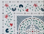 Load image into Gallery viewer, A close up of another corner from Edward Durant Floorcloth #2.
