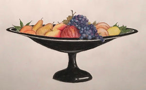 The sketch created by the decorative painter for client approval.