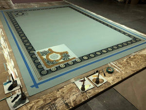 Graves Floorcloth #4 - Production image 3.