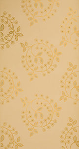 The source image for the Graves Circles and Scrolls pattern  - an antique wallpaper remnant from Robert Graves and Co., c. 1880s.