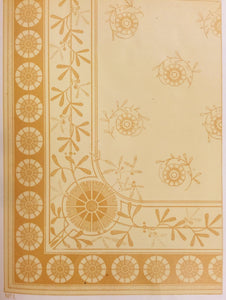 This is the source image for this floorcloth,  a ceiling pattern in the 1889 Robert Graves Co. Wallpaper Catalog.