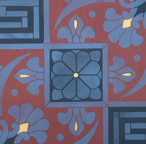 Greek Key Floorcloth Series Image.