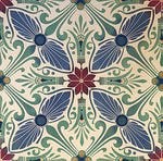 Load image into Gallery viewer, Greek Windmill Floorcloth Series Image.
