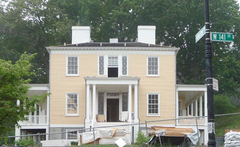 Front view of the Hamilton Grange. 