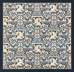 Load image into Gallery viewer, This is a full image of this floorcloth, based on a wallpaper pattern, c.1886, from the A.W.P.M.A. (American Wallpaper Manufacturer’s Association).
