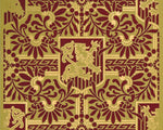 Load image into Gallery viewer, The source image for this fabulous floorcloth pattern. Based on wallpaper produced by the A.W.P.M.A., c. 1886.

