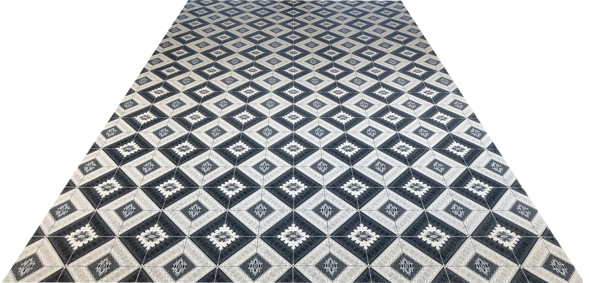 Full image of Melrose Floorcloth #1.