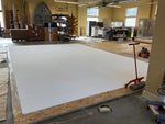 Load image into Gallery viewer, The completed 15&#39; x 23&#39; floorcloth base.
