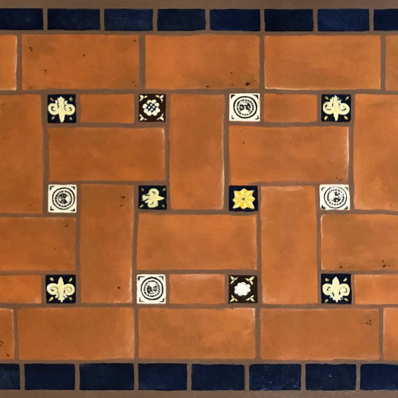 Collection image for Mexican Tile Floorcloth #1.