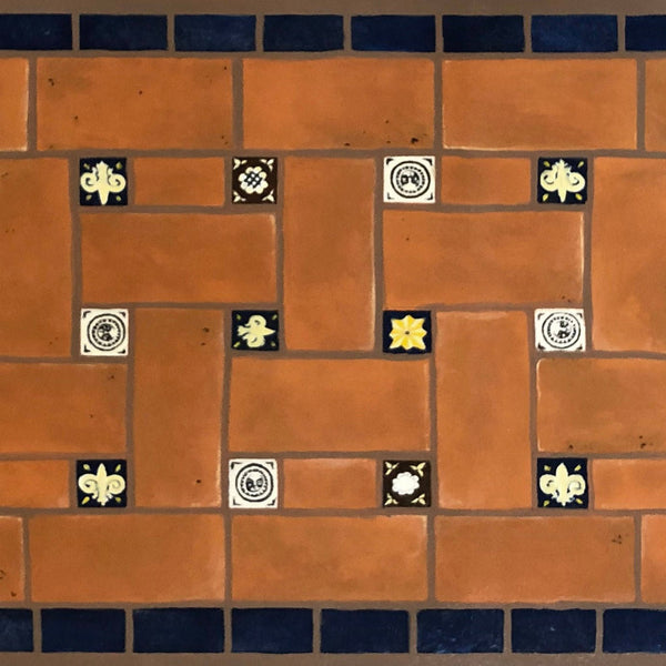 Collection image for Mexican Tile Floorcloth #1.