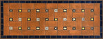 Load image into Gallery viewer, Full image of Mexican Tile Floorcloth #1.
