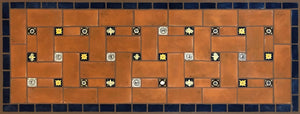 Full image of Mexican Tile Floorcloth #1.