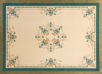 Load image into Gallery viewer, The full image of this floorcloth based on a classic European ceiling design. 

