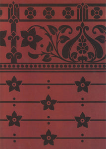 The source image for this pattern from Christopher Dresser's "Studies in Design"" , c.1875.