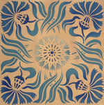 Load image into Gallery viewer, Thistle Tile Floorcloth Series Image.
