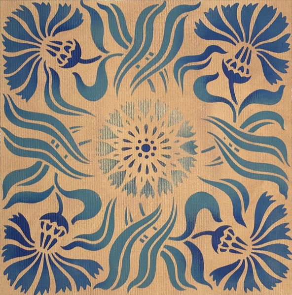 Thistle Tile Floorcloth Series Image.