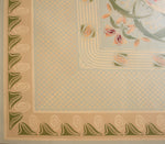 Load image into Gallery viewer, A close up of the corner of Wunderlich Floorcloth #1.
