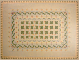 A full image of Wunderlich Floorcloth #1.