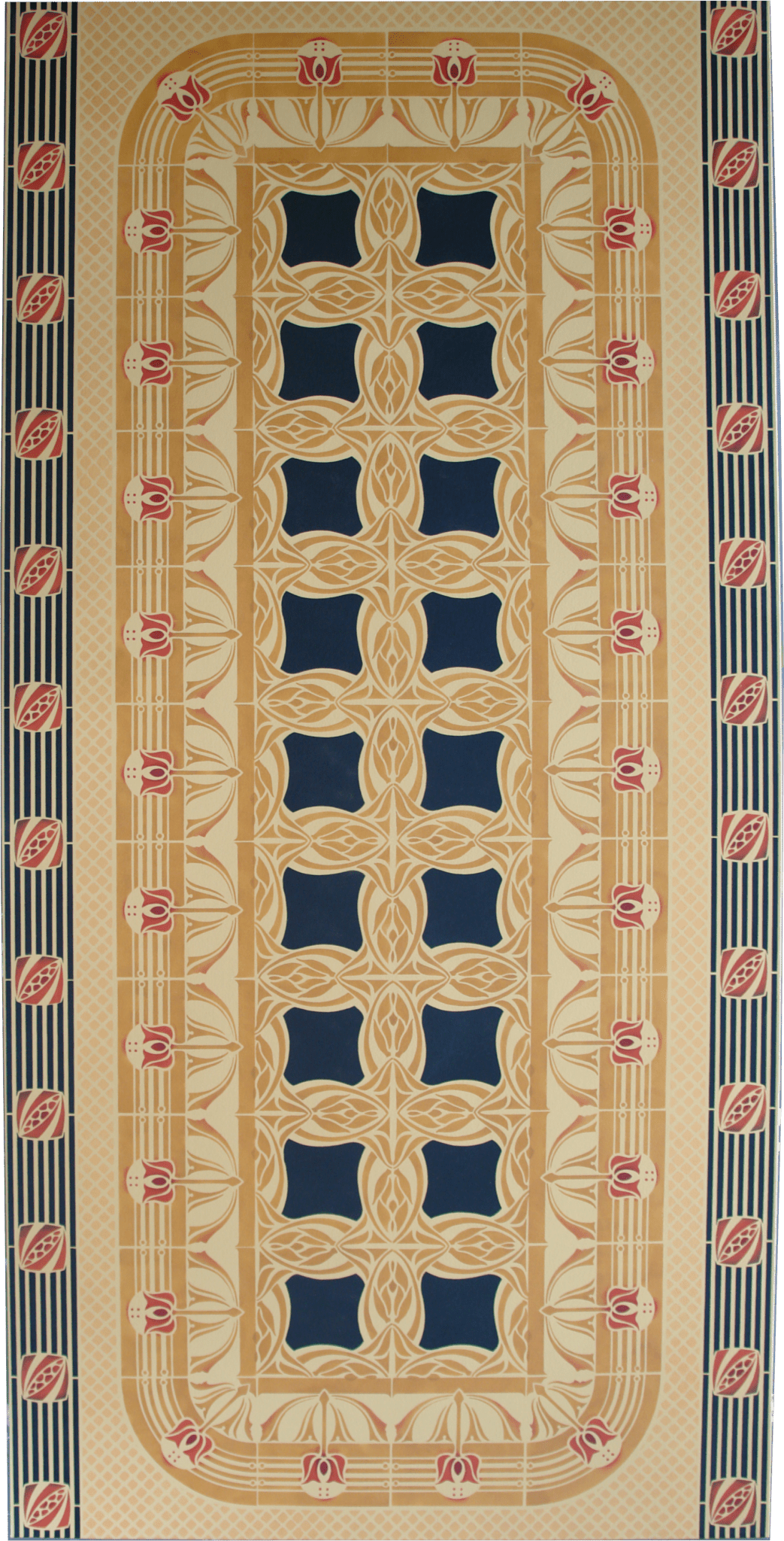 A full image of Wunderlich Floorcloth #4.
