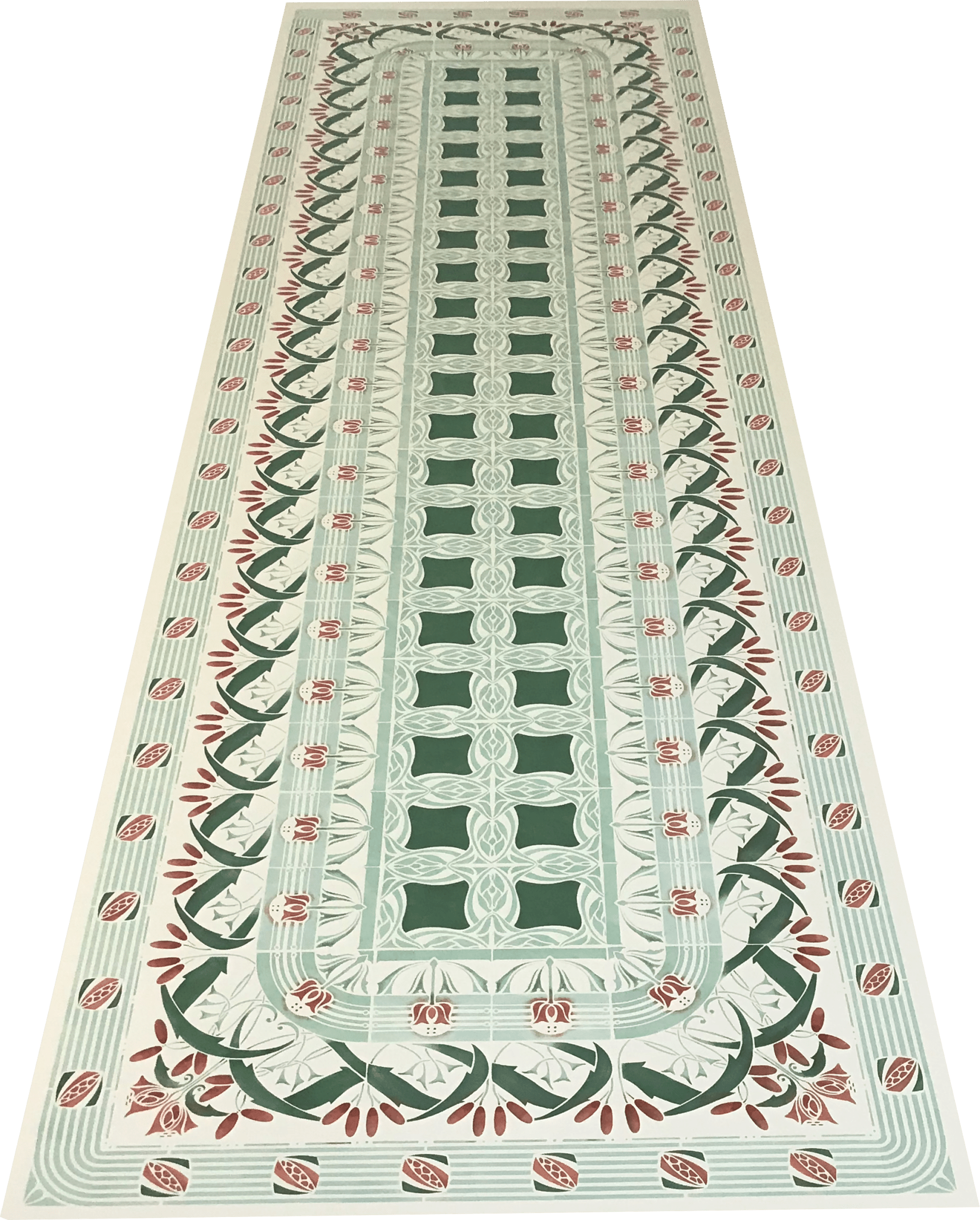 Full image of Wunderlich Floorcloth #7.